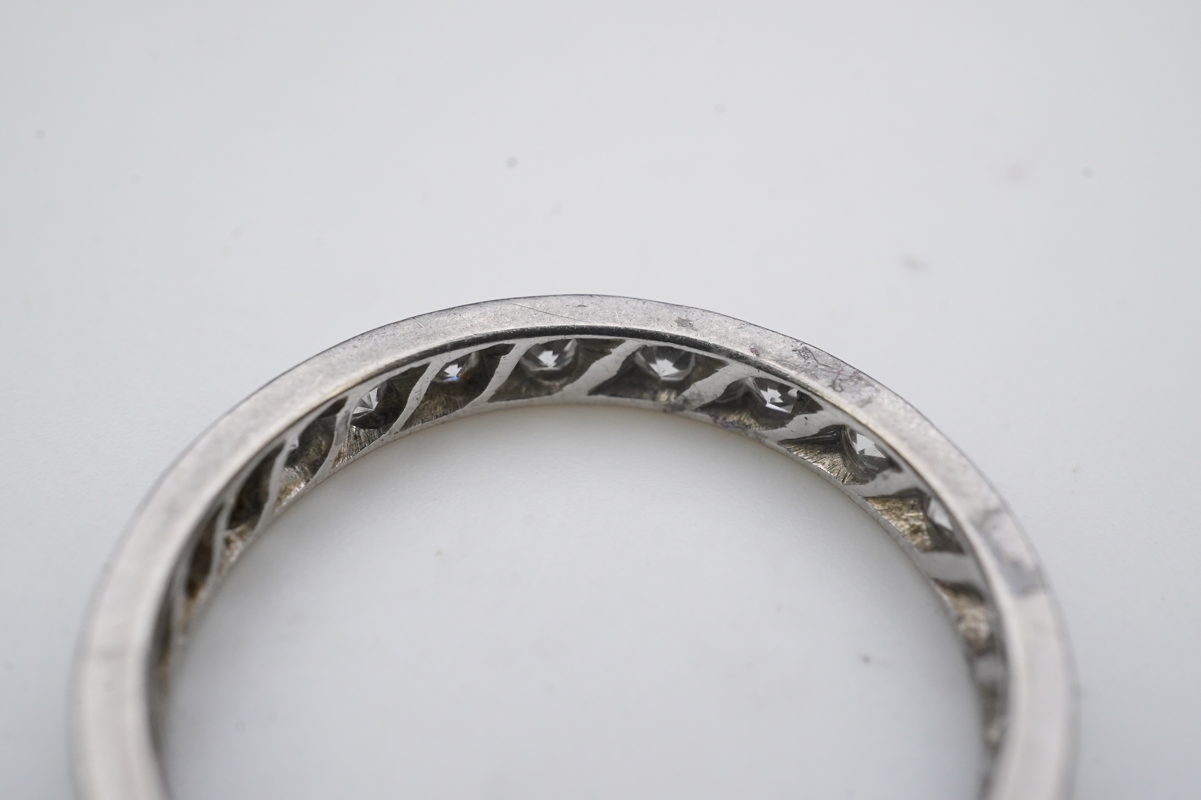 A diamond eternity ring, mid 20th century